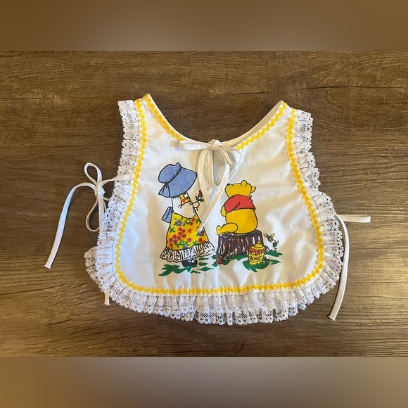 Vintage 70’s Winnie‎ The Pooh & Holly Hobbie Sears Apron 1T H37 - Picture 4 of 6
